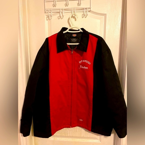Vintage Dickies Jacket - Red and Black - Picture 2 of 3